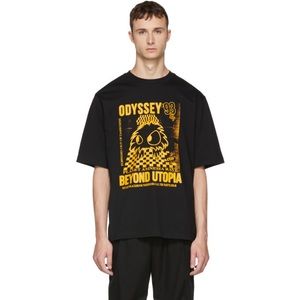 MCQ Black & Yellow ‘Rave Monster’ T Shirt